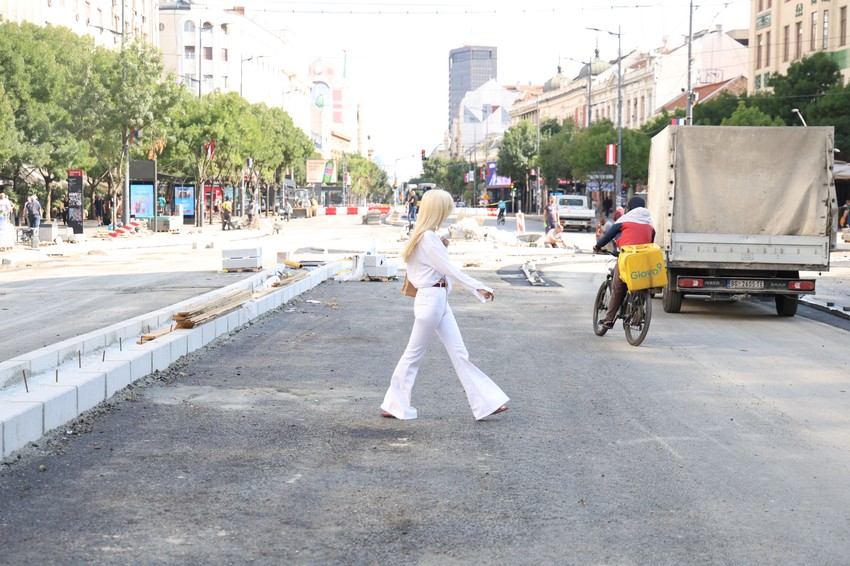 Raskopane ulice na Terazijama