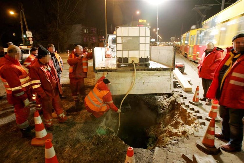 Zapadła się aleja Krakowska!