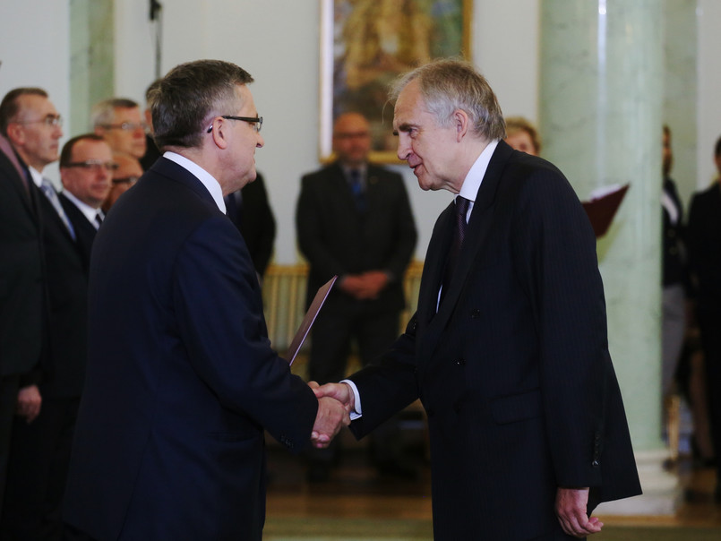 Prezydent Bronisław Komorowski powołał profesora Mariana Zembalę na stanowisko ministra zdrowia