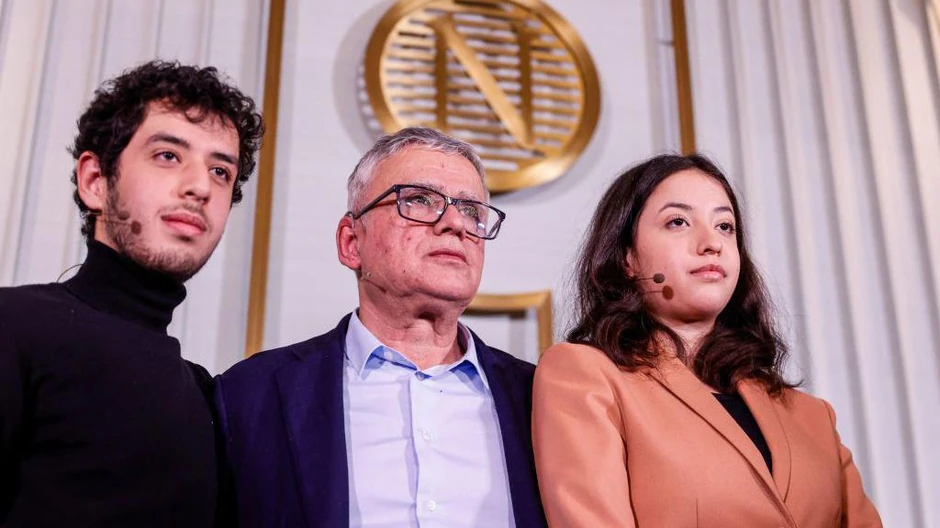 Muž Narges Mohamadi i njihova deca prisustvuju Nobelovoj mirovnoj konferenciji i festivalu „Žena, život, sloboda“ u Oslu, 5. septembra 2024. godine | Foto: AFP via Getty Images