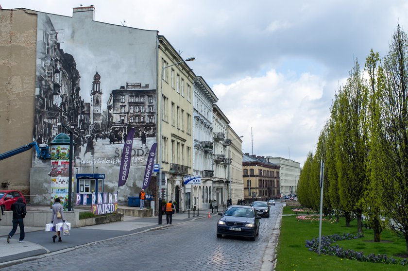 Nowy mural na ścianie kamienicy przy al. Marcinkowskiego