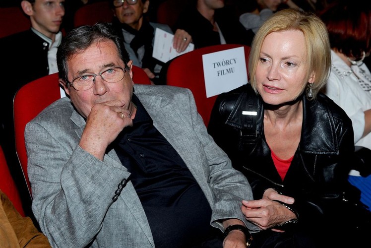 Janusz i Elżbieta Gajosowie na premierze 'Bez wstydu'