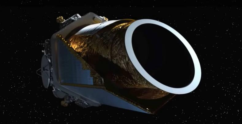 Kosmiczny Teleskop Keplera, który umożliwił odkrycie setek egzoplanet.