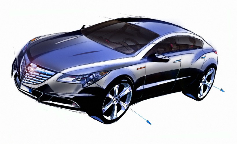 Tak długo oczekiwana Insignia wyglądała na desce kreślarskiej...