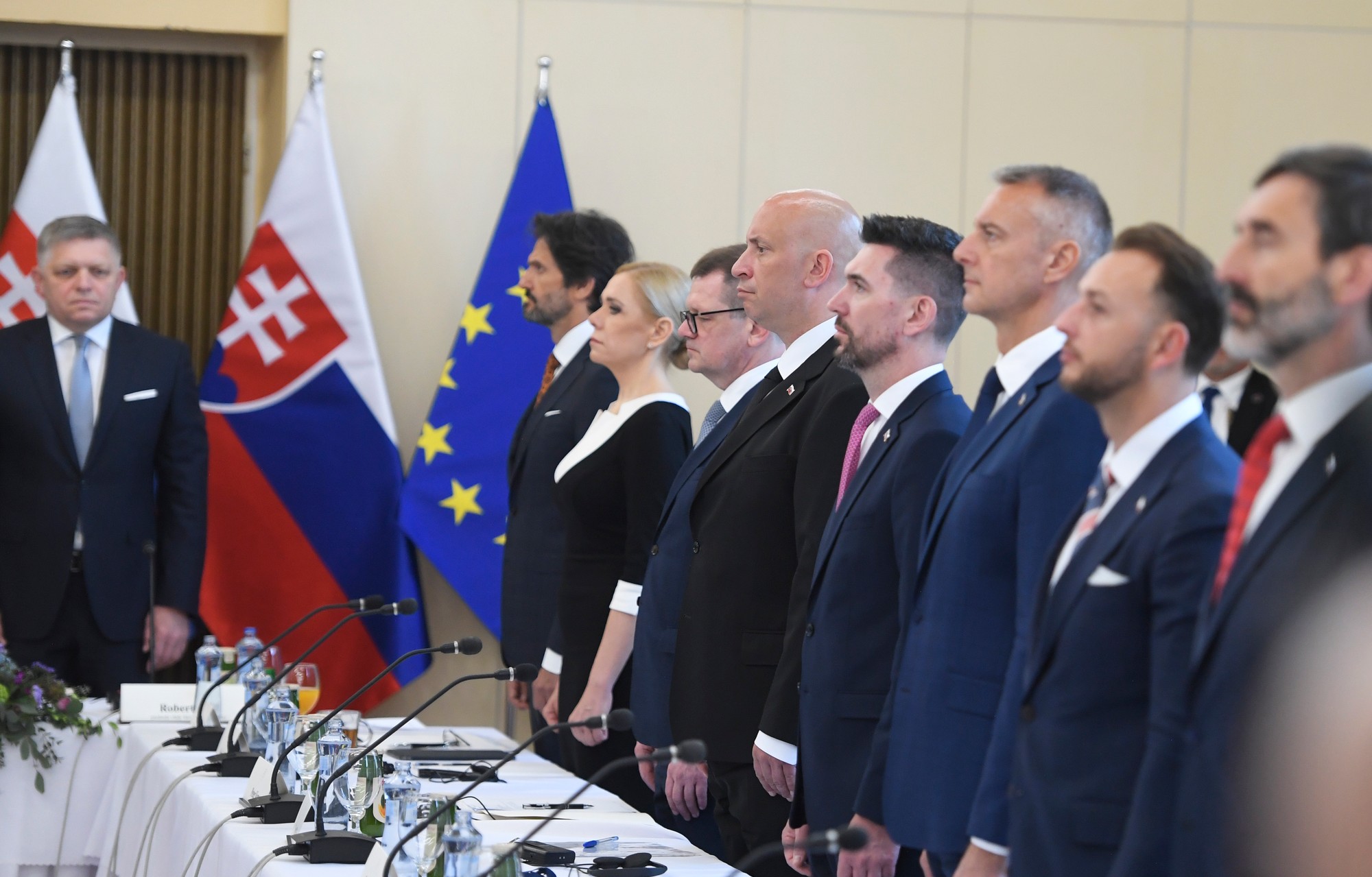 Stretnutie členov slovenskej a ukrajinskej vlády v Michalovciach.