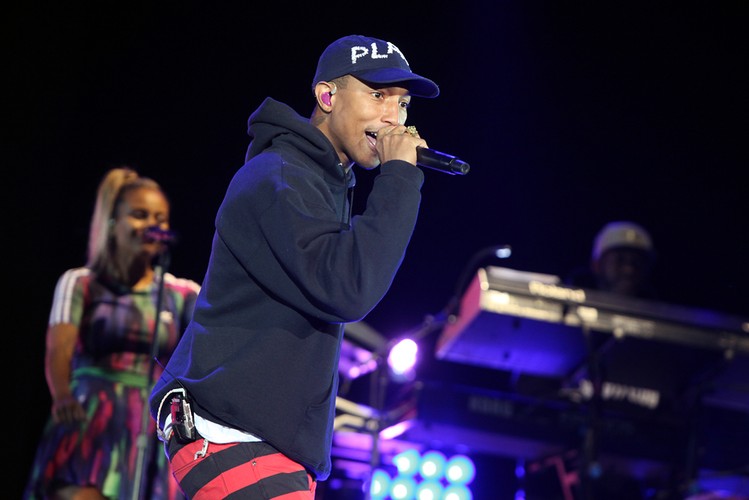 Pharrell Williams na Open'er 2016 / fot. Joanna Combik