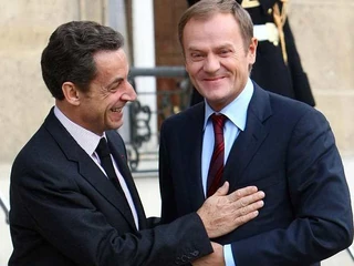 Tusk i Sarkozy