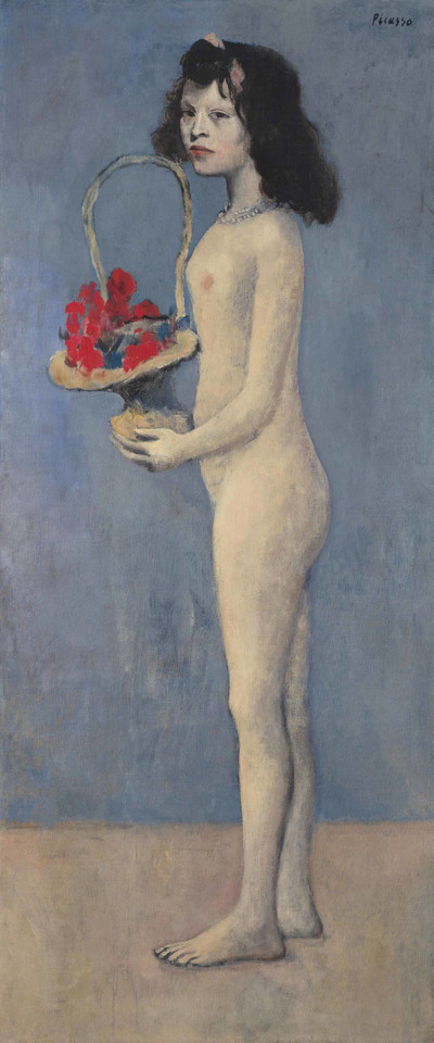 115 mln dol. - Pablo Picasso, &quot;Fillette à la corbeille fleurie&quot;, 1905