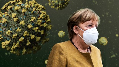 Angela Merkel i Covid 