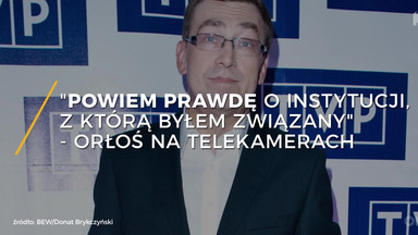 Maciej Orłoś na Telekamerach: mógłbym powiedzieć prawdę o instytucji, z którą byłem związany
