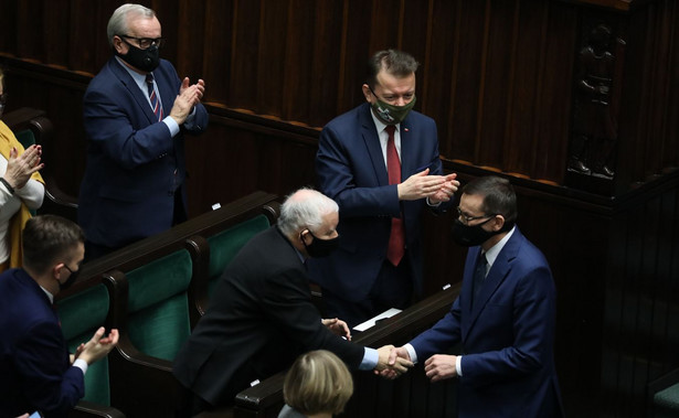 Jarosław Kaczyński i Mateusz Morawiecki