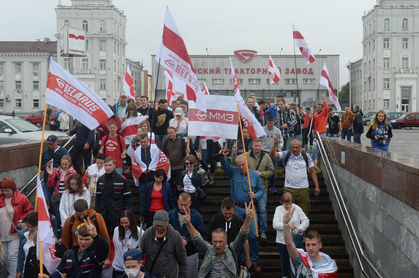 Protesty na Białorusi