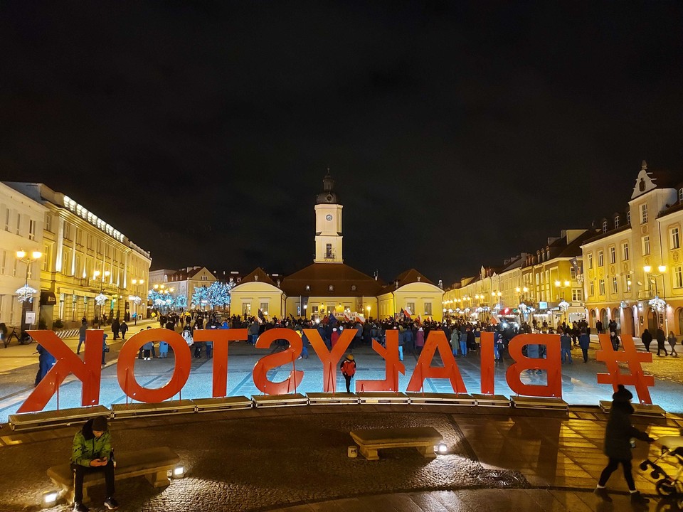 Protest w Białymstoku