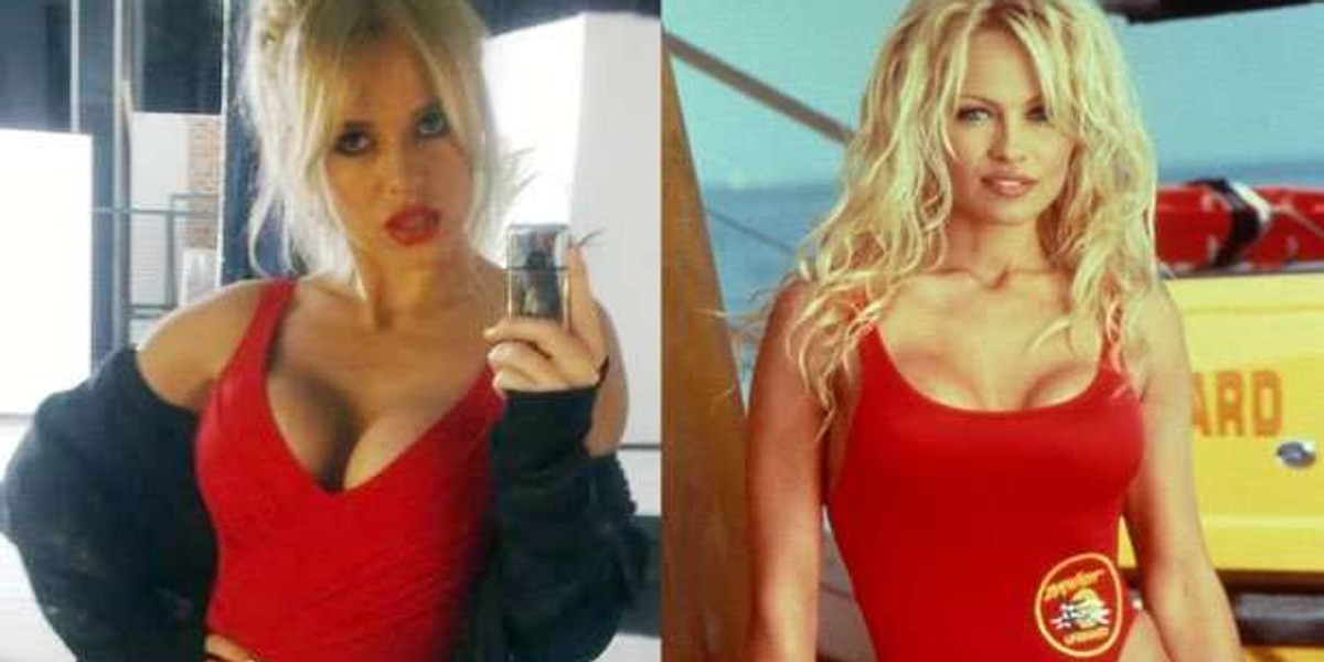 Doda jak Pamela Anderson