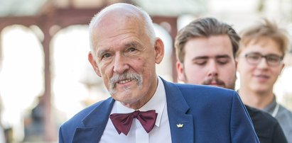 Jak jeść i pić w restauracji bez ściągania maseczki? Korwin-Mikke nagrał „instrukcję” [WIDEO]