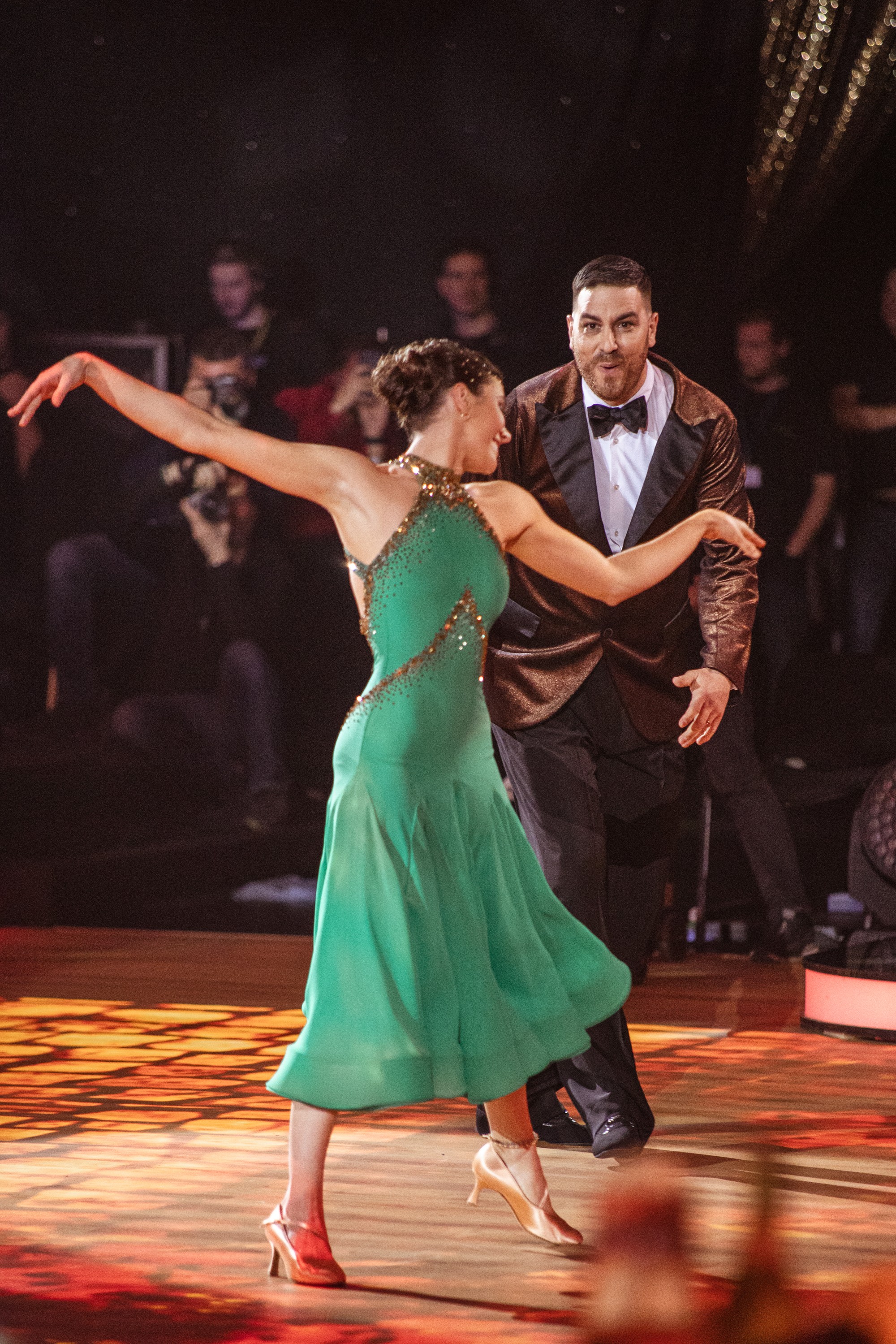 Prvý tanečný večer v šou Let's Dance - Martin Novák a Julie Rezková.