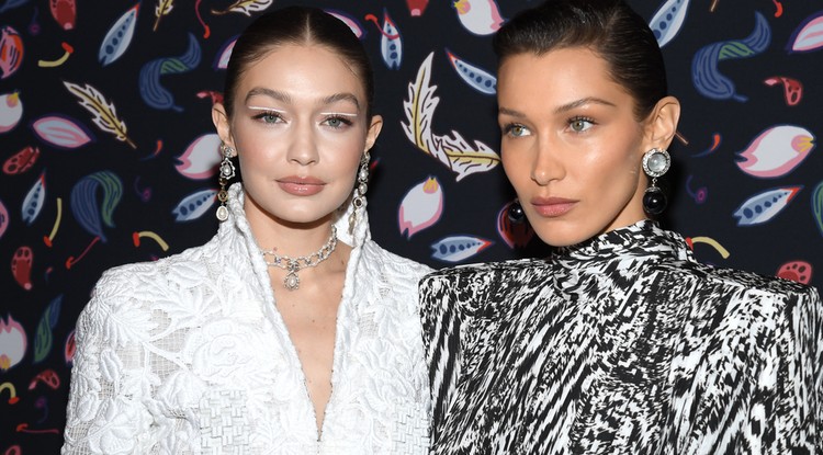 Gigi Hadid fotósnak állt Bella Hadid Elle címlapja idejére - kép