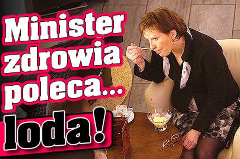 Minister zdrowia poleca... loda!