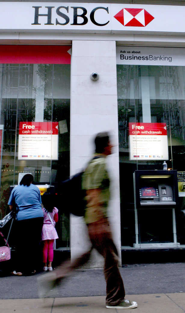 Akcje banku HSBC straciły tylko 2,1 proc. Fot. Bloomberg