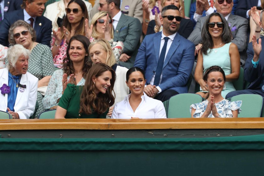 Księżna Kate i księżna Meghan na finale Wimbledonu