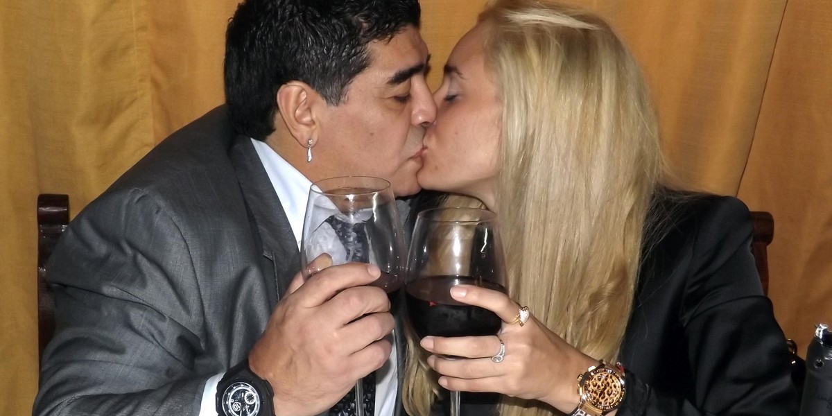 Diego Maradona i Rocio Oliva nie kryją swojej miłości!