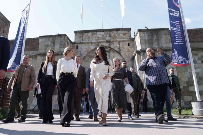 Tamara Vučić i Olena Zelenska na Kalemegdanu 