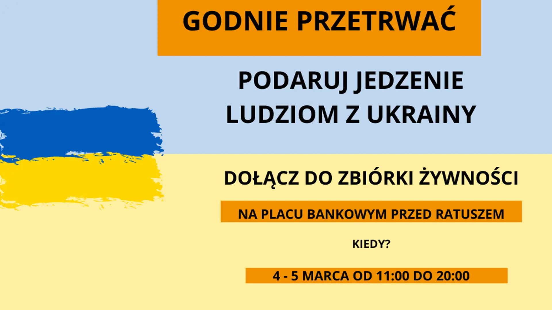 Godnie przetrwać. Podaruj jedzenie ludziom z Ukrainy