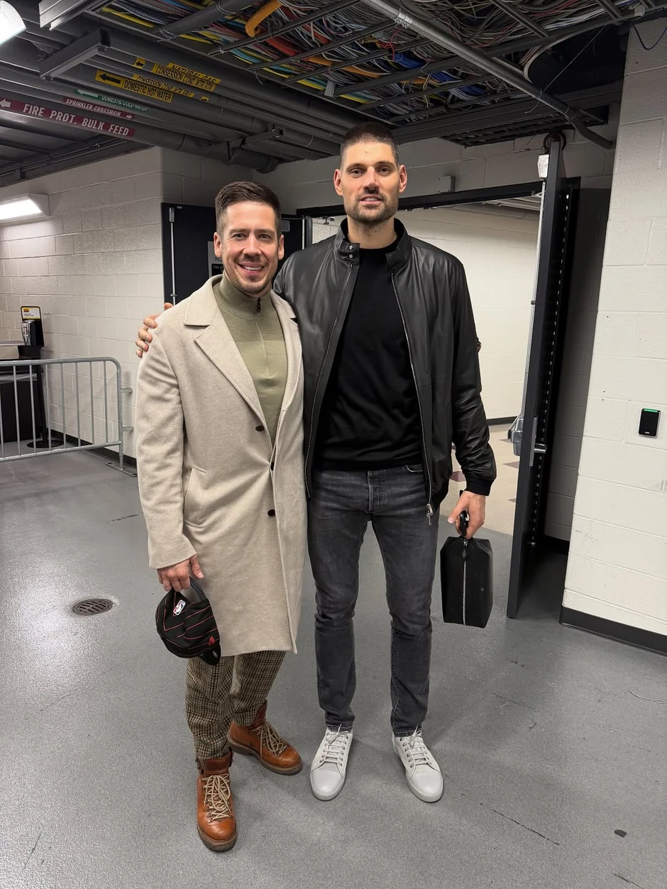 Nnikola Rokvić i Nikola Vučević