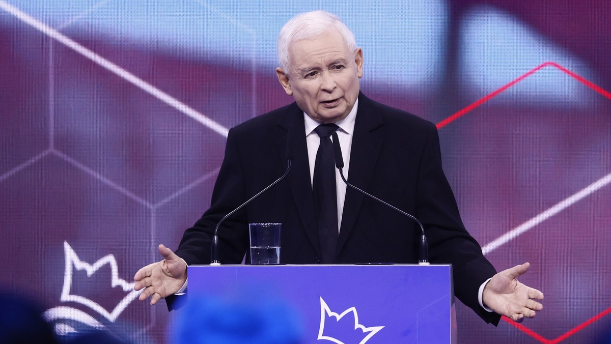 Prezes PiS Jarosław Kaczyński