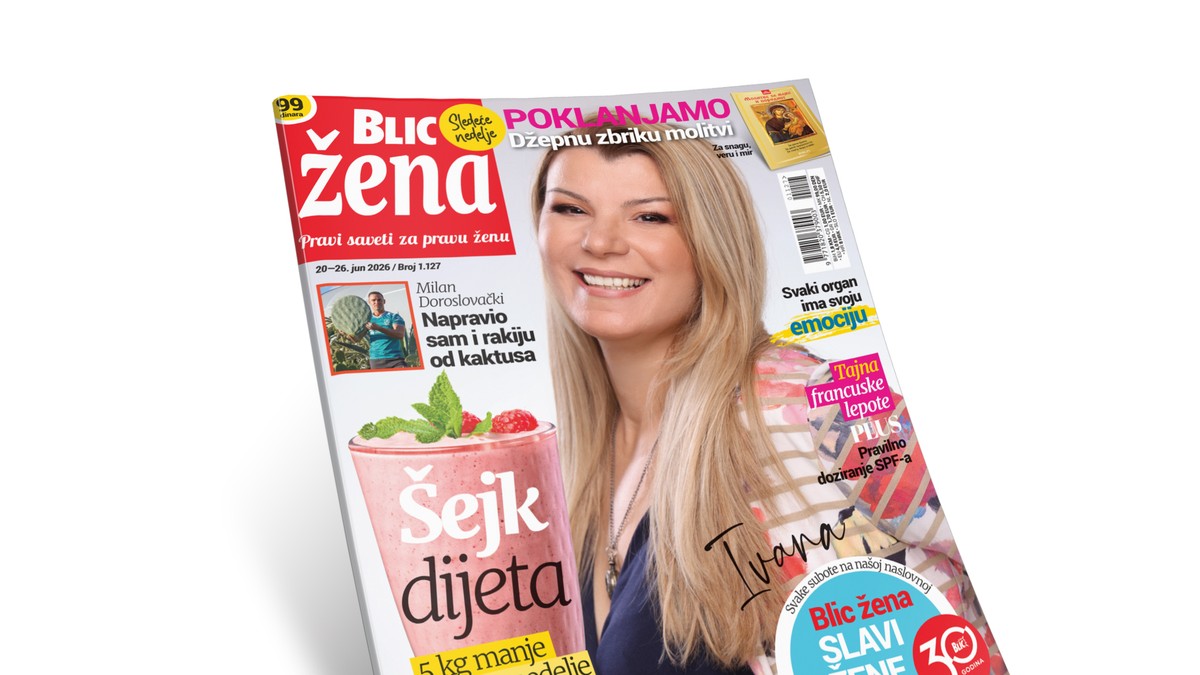 Novu "Blic ženu" potražite na svim prodajnim mestima od subote 20. juna