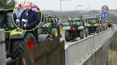 Prezydent Wrocławia nie chciał zgodzić się na protesty. Rolnicy zablokowali "jego" ulicę