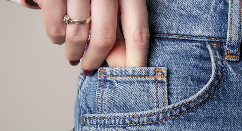 Little jeans pockets have been around for a long time [Triocean/Shutterstock]