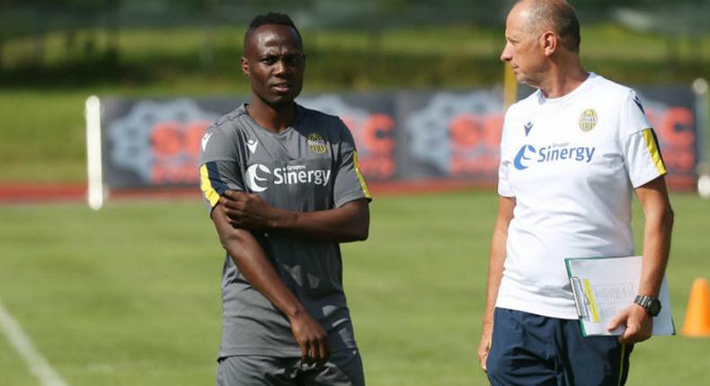 Badu trains for the first time with new club Hellas Verona