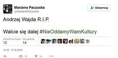 Szefowa "Wiadomości" szokuje po śmierci Wajdy