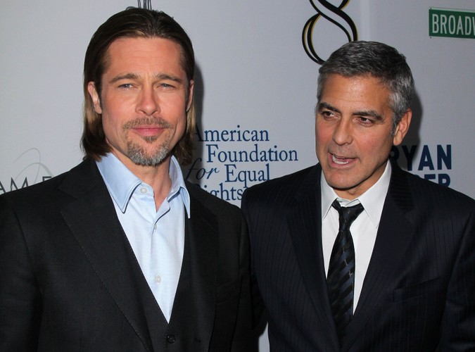Przyjaźń w show biznesie - Brad Pitt i George Clooney