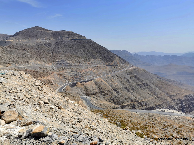 Najdłuższa tyrolka na świecie Zipline Jebel Jais w regionie Ras al-Chajma, ZEA