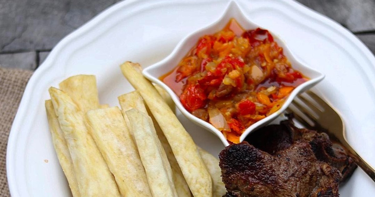 How to prepare Ghanaian yam chips and grilled goat chops Pulse Ghana