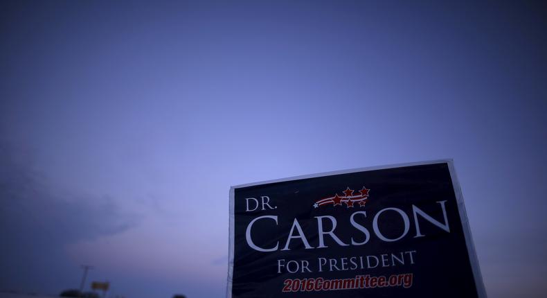 Carson cancels campaign events after staff in fatal car accident