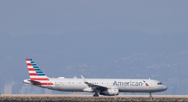By January 31, American Airlines flight attendants based in SFO must select an airport from a list of the airline's hubs outside of California to work out of.Tayfun Coskun/Anadolu Agency via Getty Images