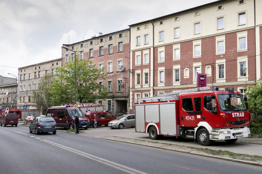 Bytom. Zawalenie warsztatu samochodowego przy ul. Siemianowickiej 