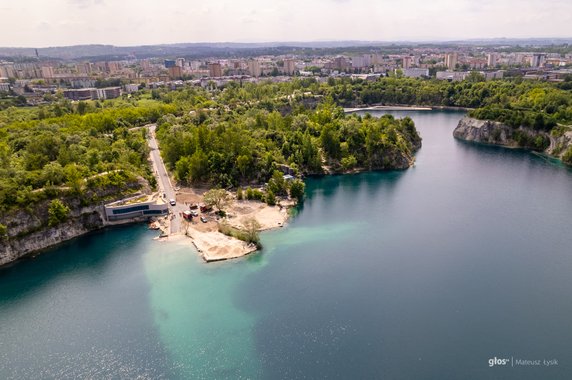 Park Zakrzówek jeszcze przed otwarciem