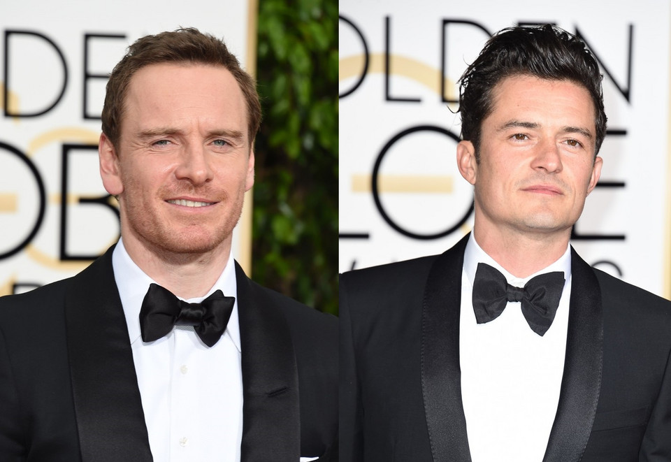 Michael Fassbender i Orlando Bloom