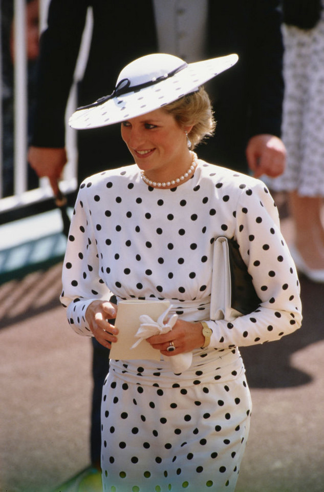 Księżna Diana na Royal Ascot w 1988 r.