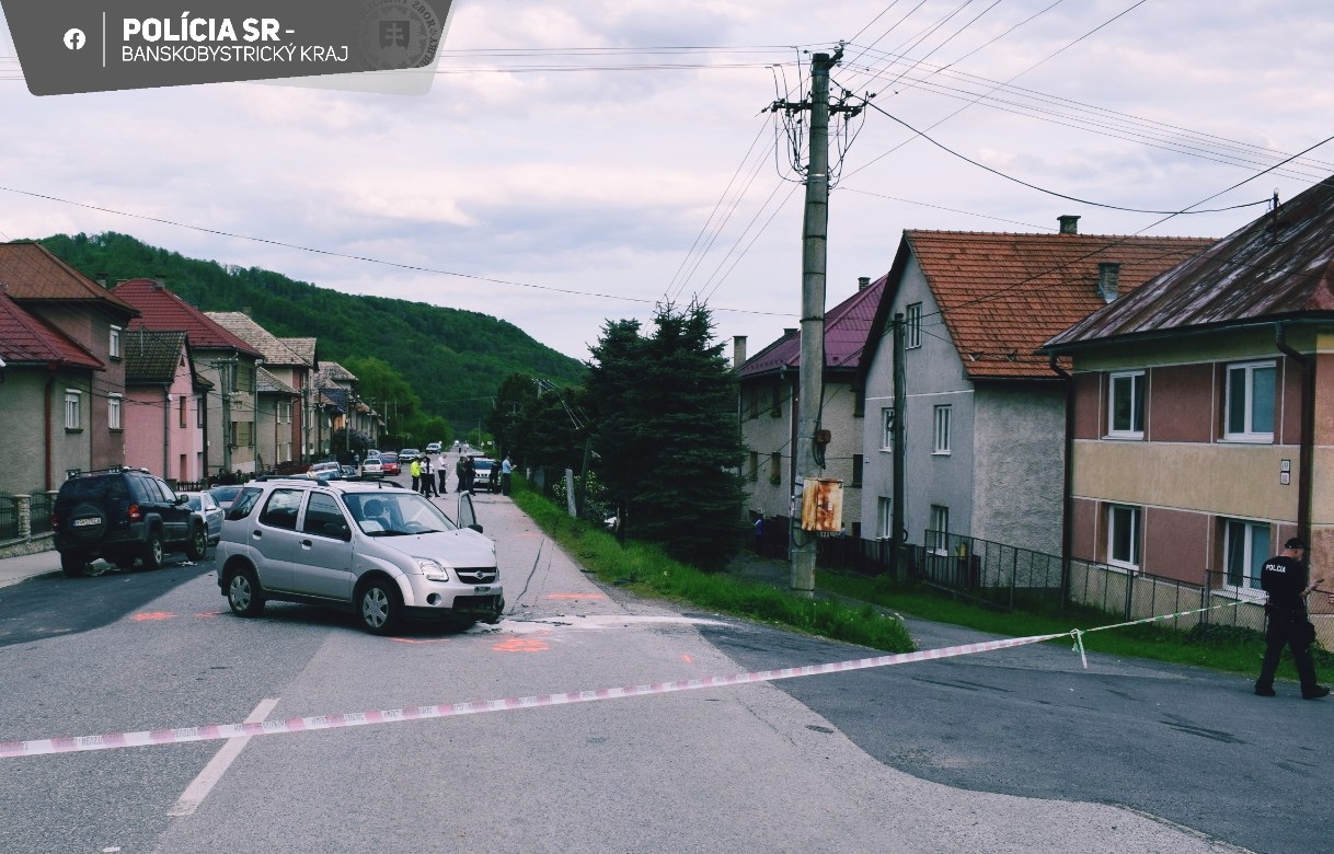 Dopravná nehoda v Klenovci.