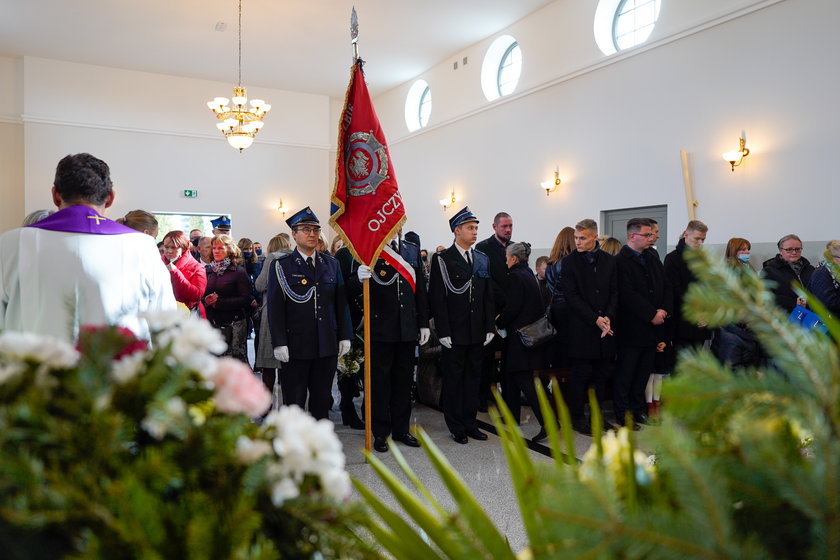 Pogrzeb Emilii Jadczak, druhny OSP Łódź Mikołajew