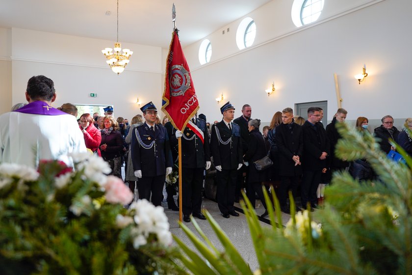 Pogrzeb Emilii Jadczak, druhny OSP Łódź Mikołajew