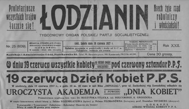 Tygodnik &quot;Łodzianin&quot;/Fot. Biblioteka Cyfrowa Regionalia Ziemi Łódzkiej