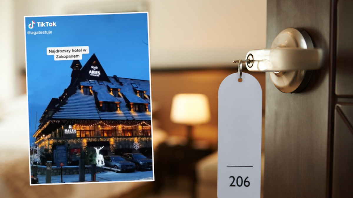 TikTokerka ocenia jeden z najdroższych hoteli w Zakopanem. Cena za dobę powala