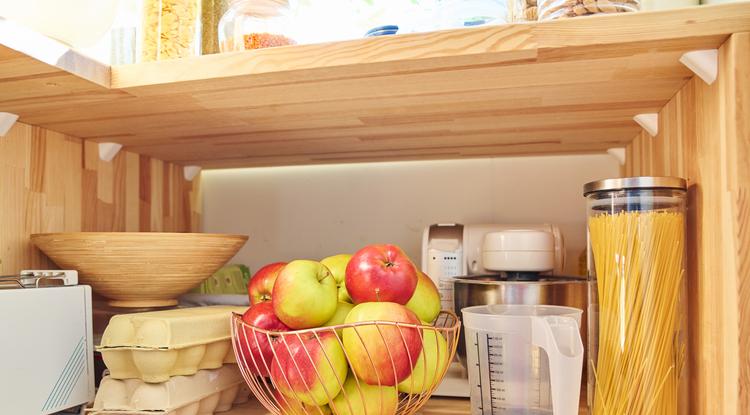 Így kell tárolni az almát. Fotó: Getty Images