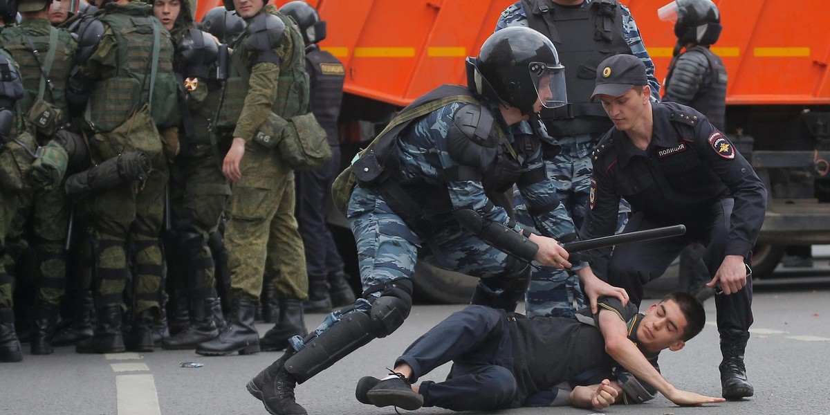 Demonstracje w całej Rosji. Policja wyjątkowo brutalna!